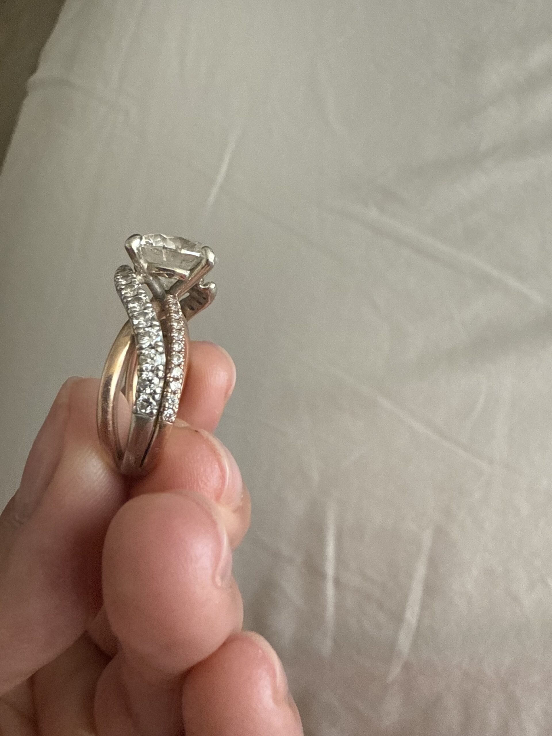 4.53 Carat E VS1 Round Lab Grown Ring - Image 3
