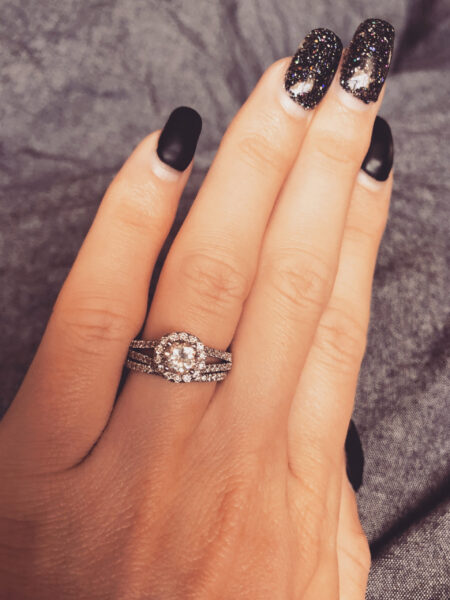 IGI 1.58 Carat H I1 Round Natural Diamond Diamond Ring