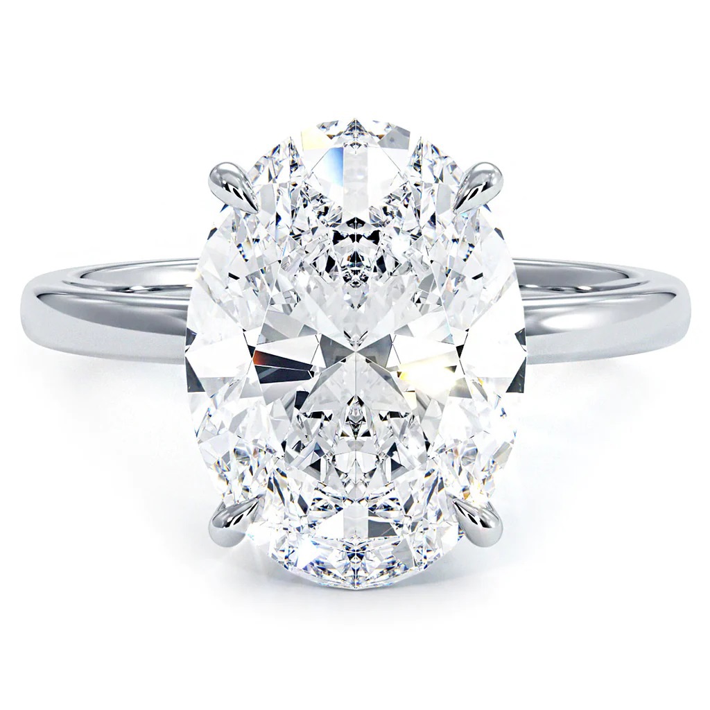IGI 3.17 Carat D SI1 Oval Lab Grown Ring - Image 2