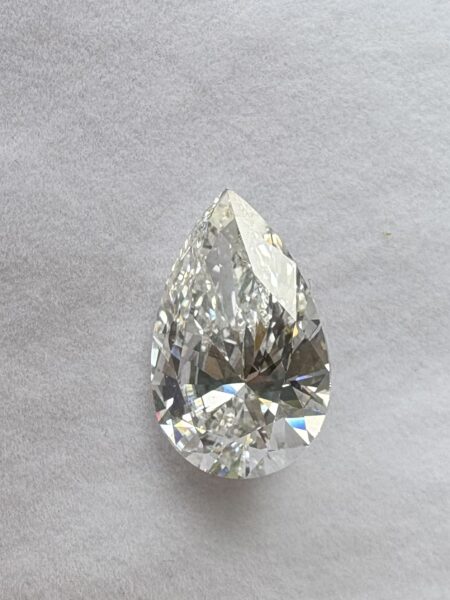 IGI 9.12 Carat E VVS2 Pear Lab Grown Diamond Loose Diamond