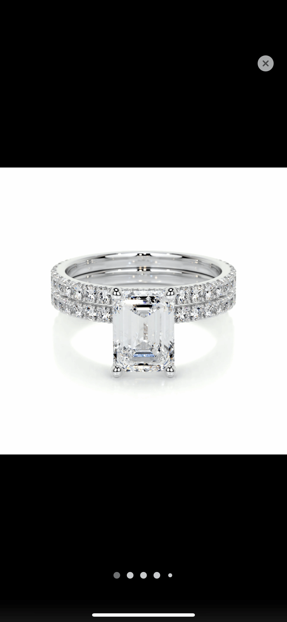 IGI 2.12 Carat E VVS2 Emerald Lab Grown Diamond Ring - Image 1