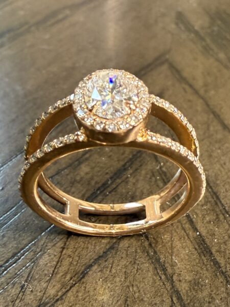 IGI .75 Carat E VS1 Oval Lab Grown Diamond Ring - Image 5