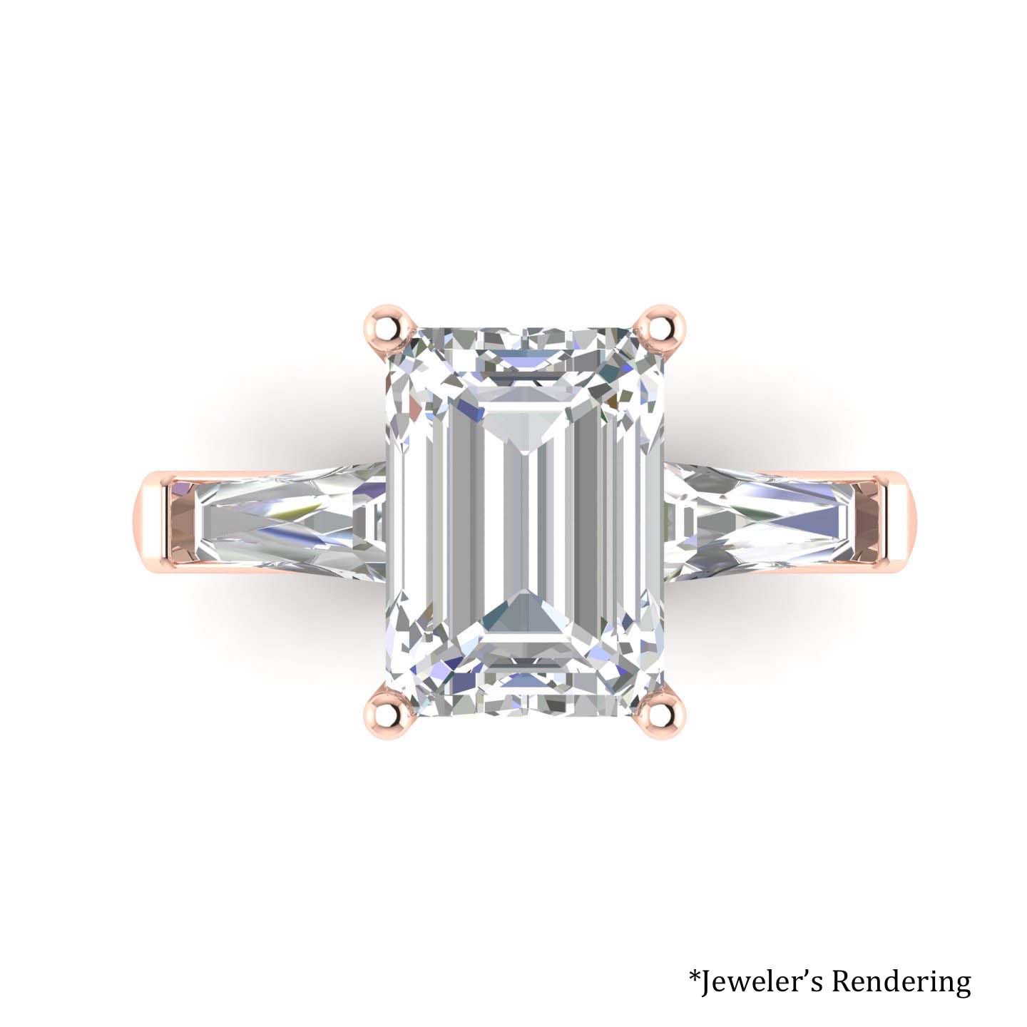 IGI 2.92 Carat G VVS2 Emerald Lab Grown Diamond Ring - Image 6