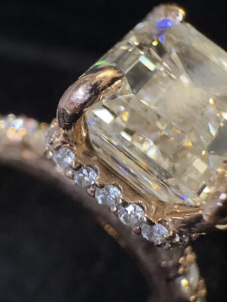 Not Sure/Unknown 3.01 Carat J VS1 Emerald Natural Diamond Diamond Ring - Image 15