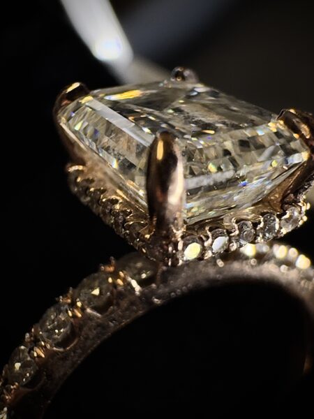 Not Sure/Unknown 3.01 Carat J VS1 Emerald Natural Diamond Diamond Ring - Image 12