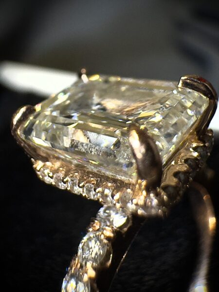 Not Sure/Unknown 3.01 Carat J VS1 Emerald Natural Diamond Diamond Ring - Image 13