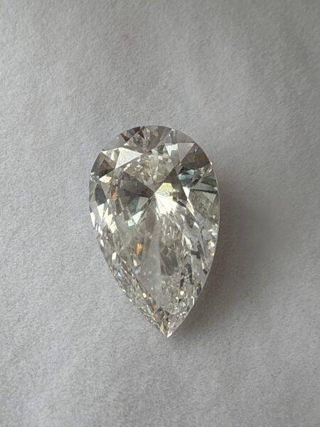IGI 9.12 Carat E VVS2 Pear Lab Grown Diamond Loose Diamond - Image 2