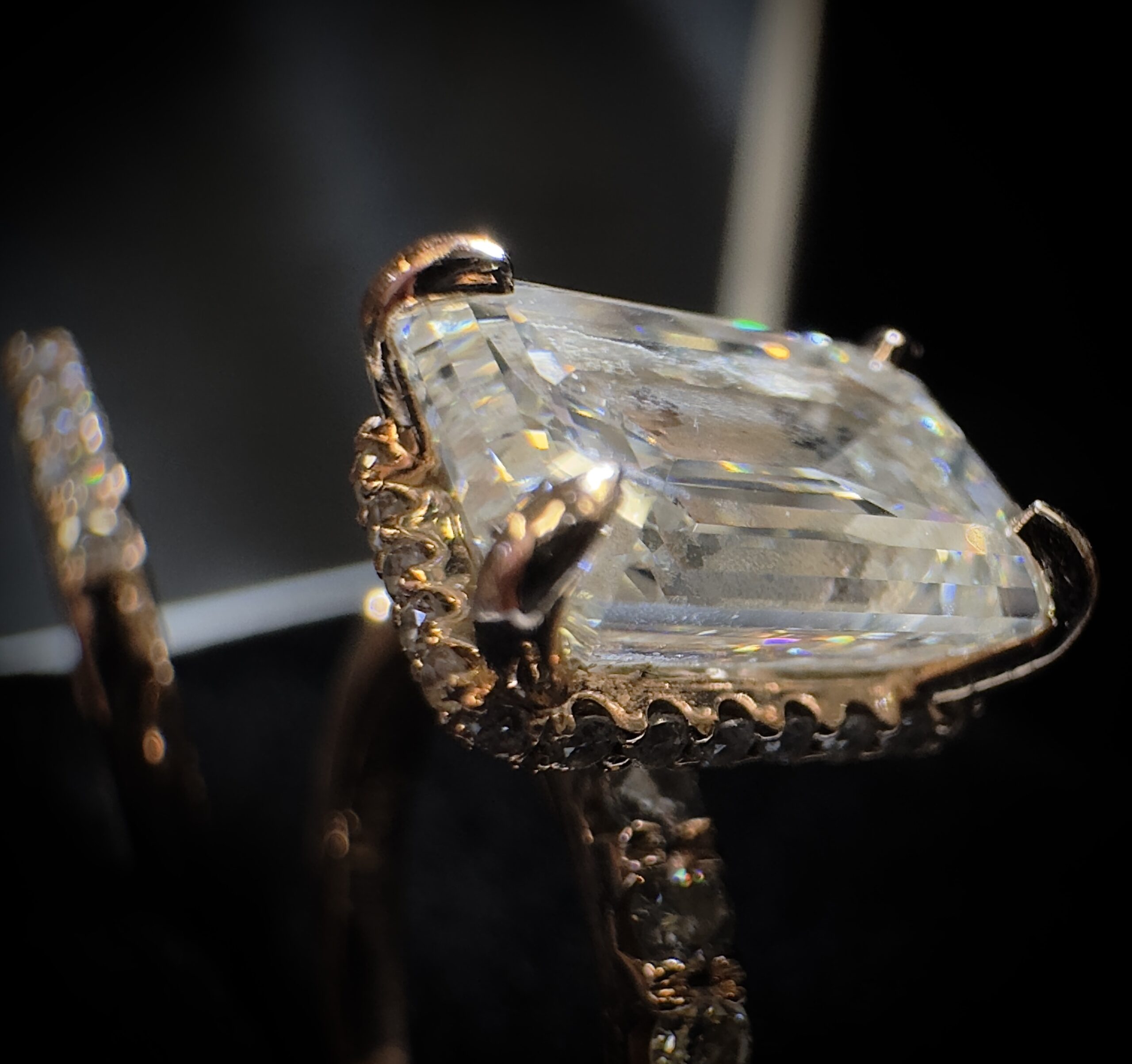 Not Sure/Unknown 3.01 Carat J VS1 Emerald Natural Diamond Diamond Ring - Image 18
