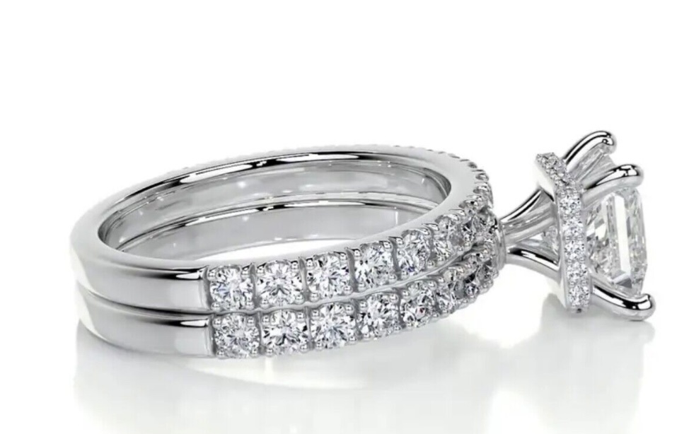 IGI 2.54 Carat F VVS2 Princess Lab Grown Diamond Ring - Image 2