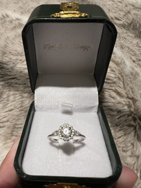 Not Sure/Unknown 0.50 Carat D VVS2 Round Lab Grown Diamond Ring