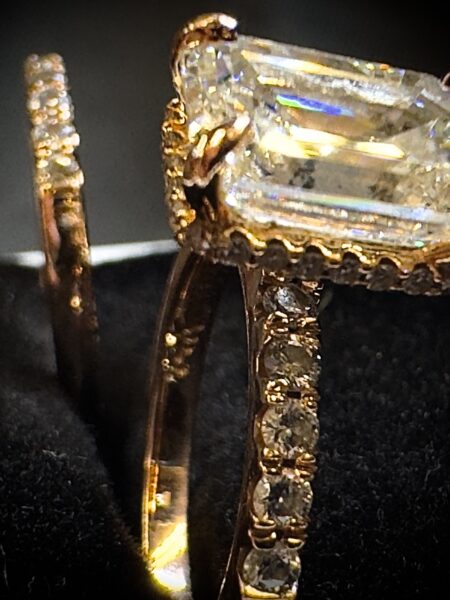 Not Sure/Unknown 3.01 Carat J VS1 Emerald Natural Diamond Diamond Ring - Image 17