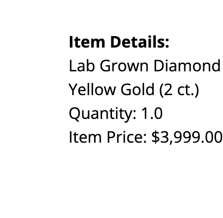 GCAL 2 Carat H VS2 Round Lab Grown Diamond Ring