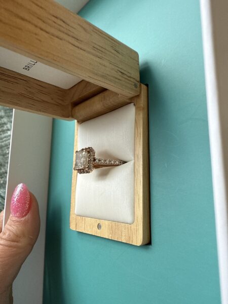 3.69 Carat E VVS2 Princess Lab Grown Diamond Ring