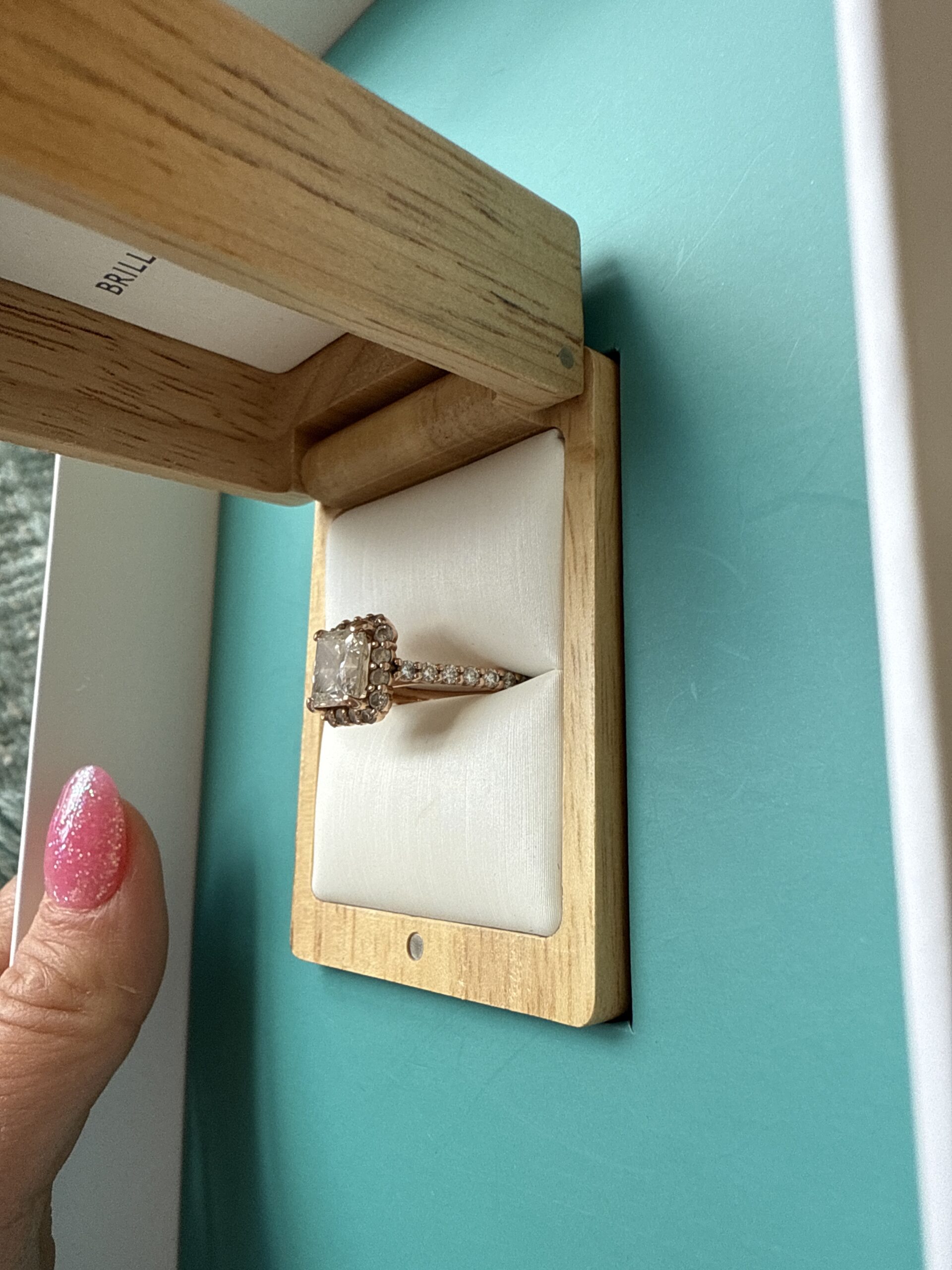 3.69 Carat E VVS2 Princess Lab Grown Diamond Ring - Image 1