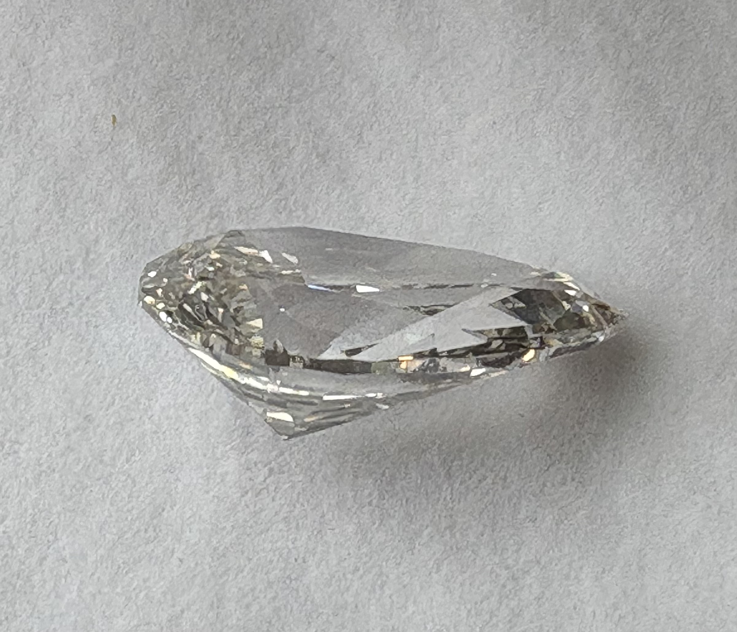 IGI 9.12 Carat E VVS2 Pear Lab Grown Diamond Loose Diamond - Image 3