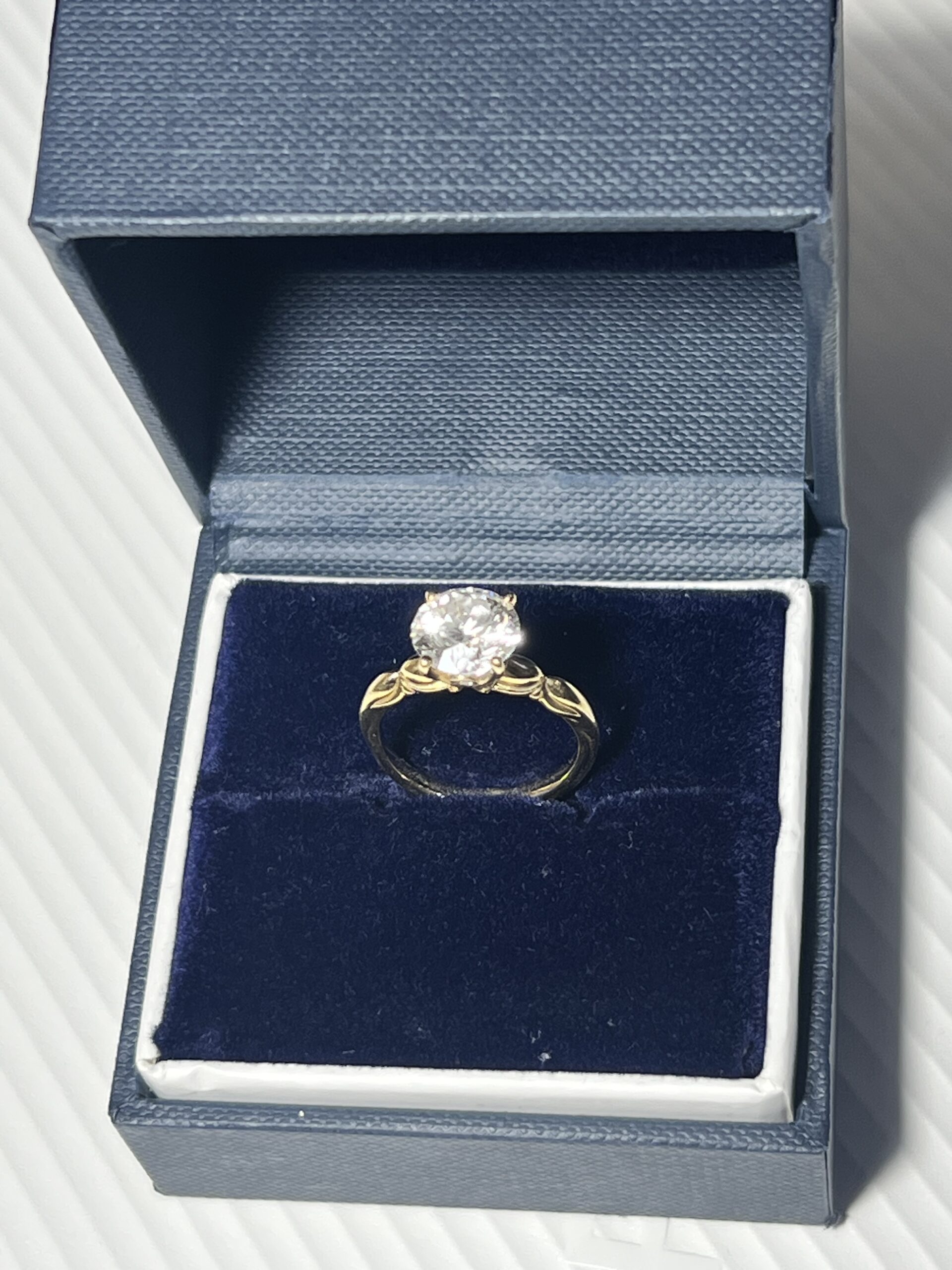 Not Sure/Unknown 2.02 Carat D VVS1 Round Lab Grown Diamond Ring - Image 1