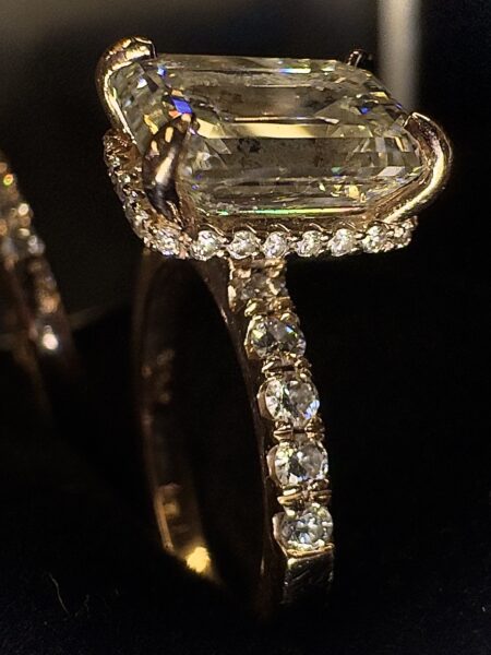 Not Sure/Unknown 3.01 Carat J VS1 Emerald Natural Diamond Diamond Ring - Image 11