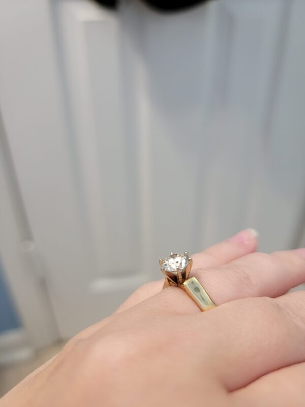 IGI 1.62 Carat I VS1 Heart Lab Grown Diamond Ring - Image 3