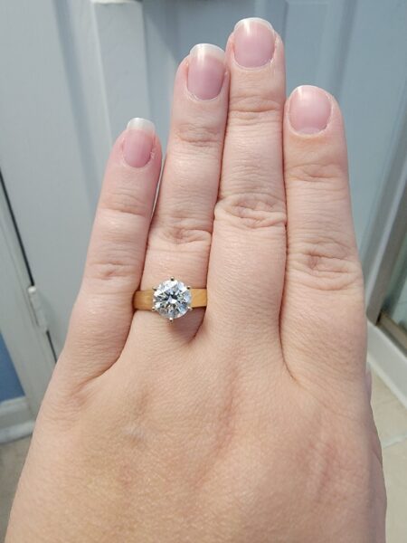 IGI 1.62 Carat I VS1 Heart Lab Grown Diamond Ring - Image 5