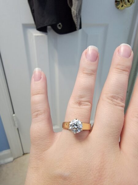 IGI 1.62 Carat I VS1 Heart Lab Grown Diamond Ring - Image 2