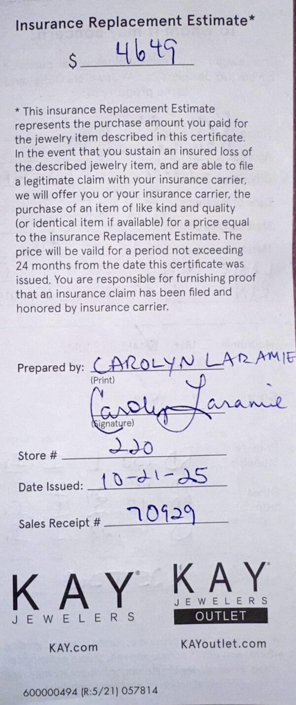 2.25 Carat I I1 Round Natural Diamond Ring - Image 12