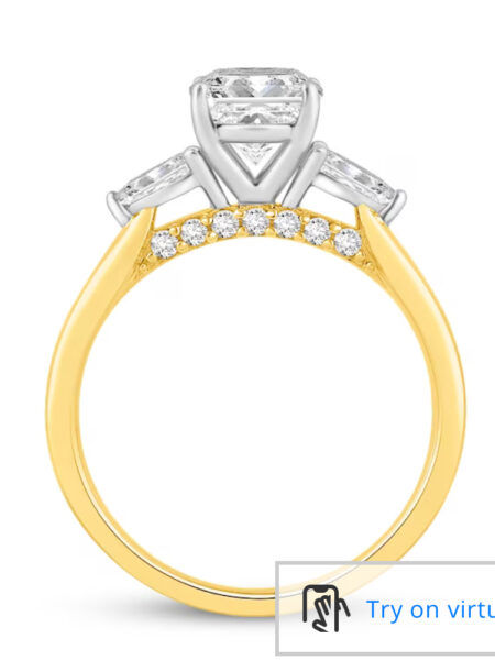 Not Sure/Unknown 2 Carat F SI2 Oval Lab Grown Diamond Ring - Image 2