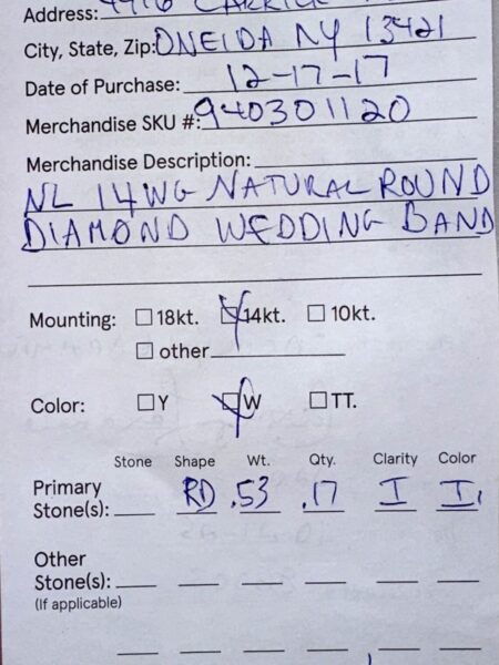 2.25 Carat I I1 Round Natural Diamond Ring - Image 11