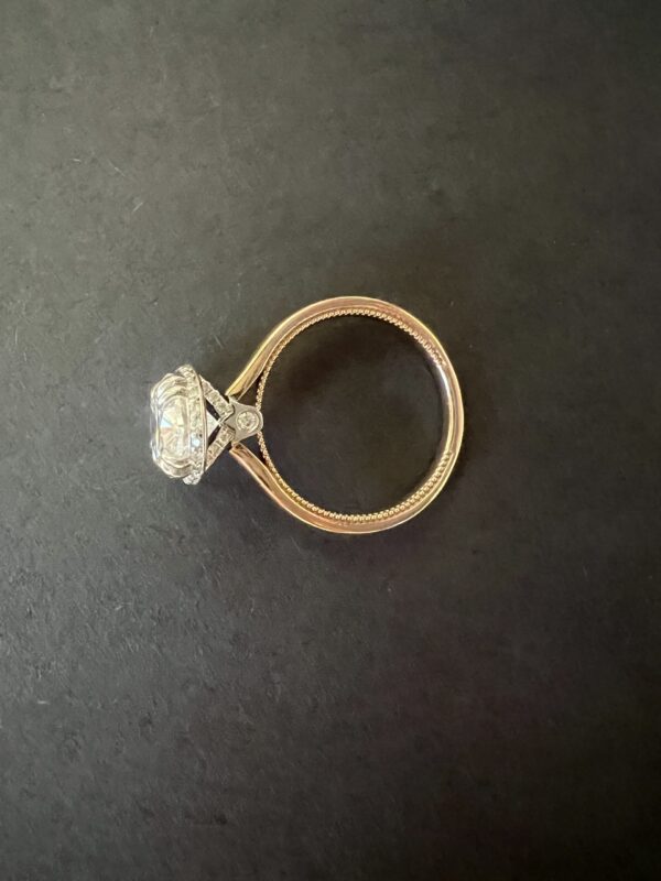 Not Sure/Unknown 3.58 Carat F VVS1 Oval Lab Grown Diamond Ring - Image 1