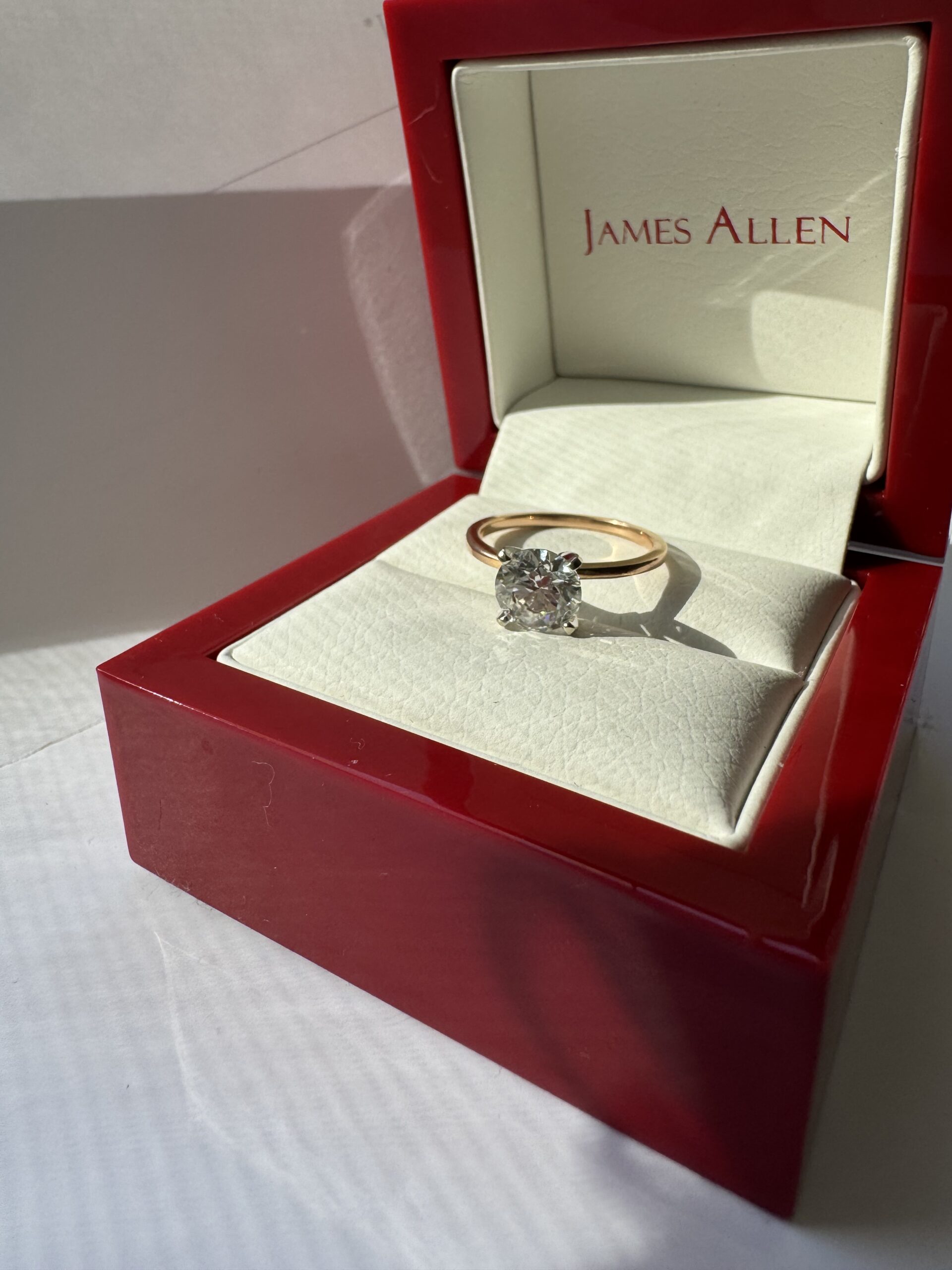 IGI 1.52 Carat F VS1 Round Lab Grown Diamond Ring - Image 5