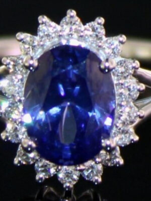 Not Sure/Unknown 1.25 Carat G VS2 Oval Lab Grown Diamond Ring