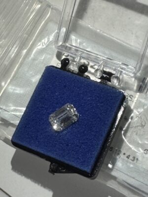 IGI 2.22 Carat F VVS2 Emerald Lab Grown Diamond Loose Diamond