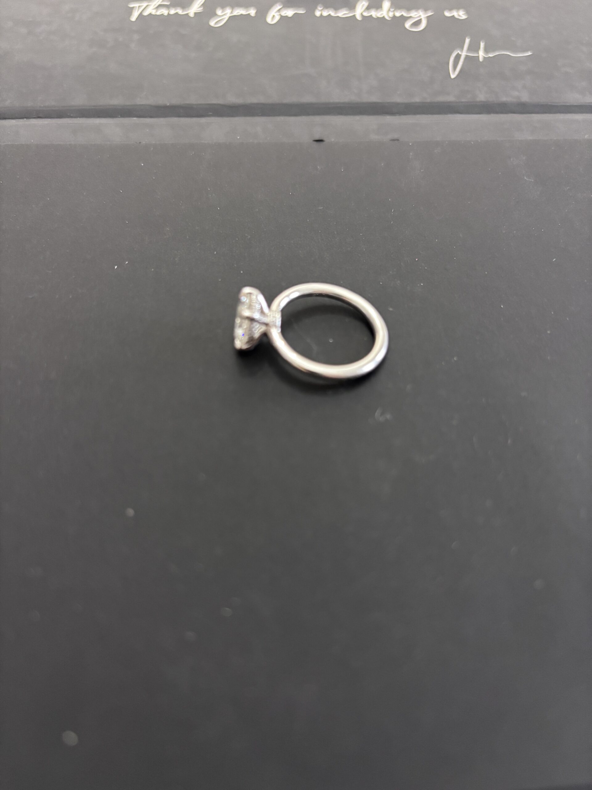 Not Sure/Unknown 1.81 Carat H VVS2 Oval Lab Grown Diamond Ring - Image 6