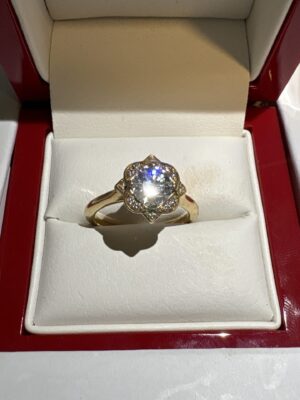 IGI 1.16 Carat D VVS2 Round Lab Grown Diamond Ring