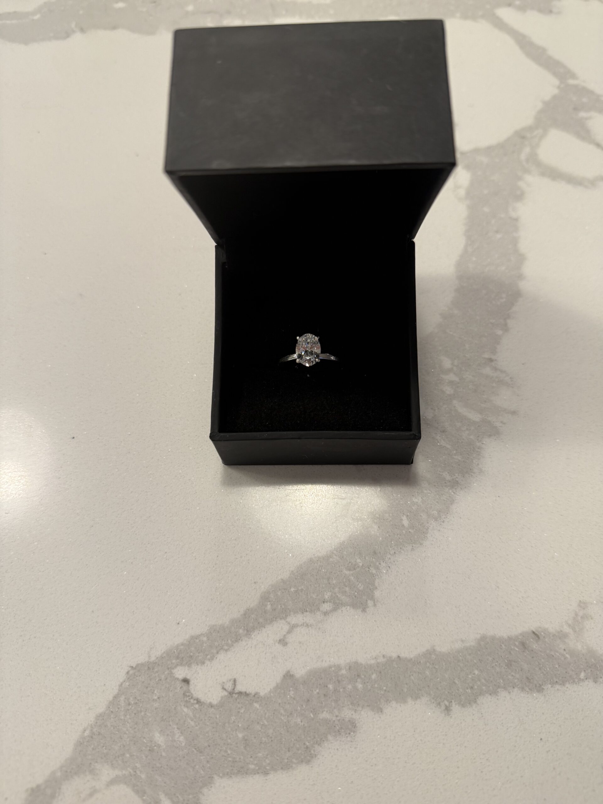 IGI 2.02 Carat D VS1 Oval Lab Grown Diamond Ring - Image 4