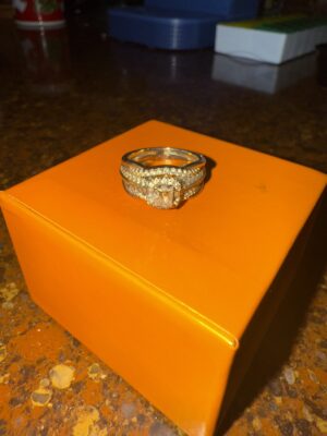 Not Sure/Unknown 14 Carat I I2 Princess Lab Grown Diamond Ring