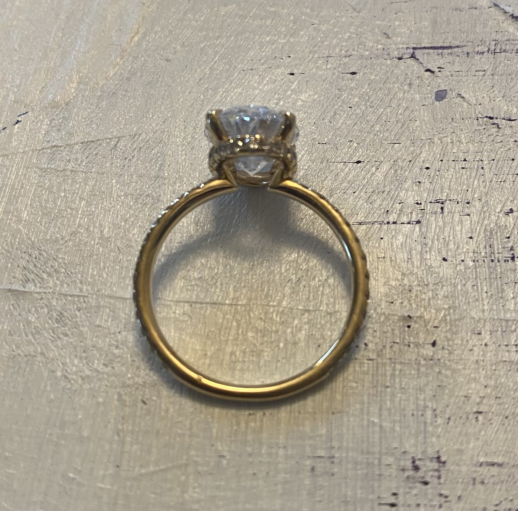 IGI 3.03 Carat D VVS2 Oval Lab Grown Diamond Ring - Image 3