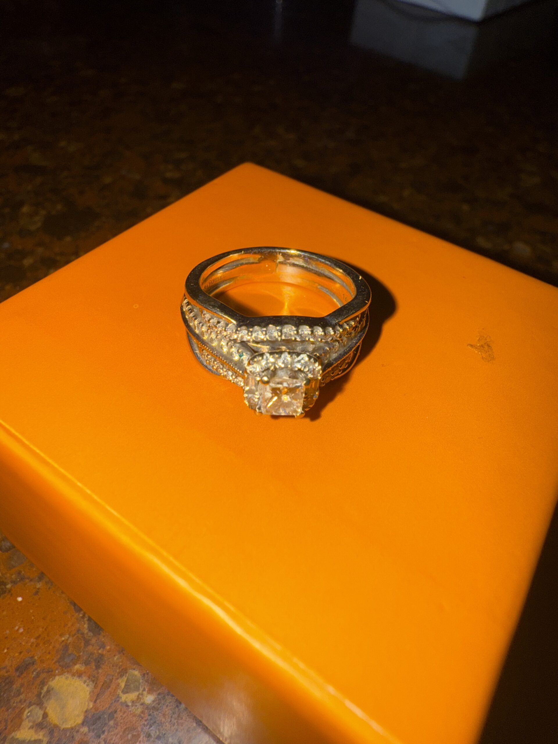 Not Sure/Unknown 14 Carat I I2 Princess Lab Grown Diamond Ring - Image 2