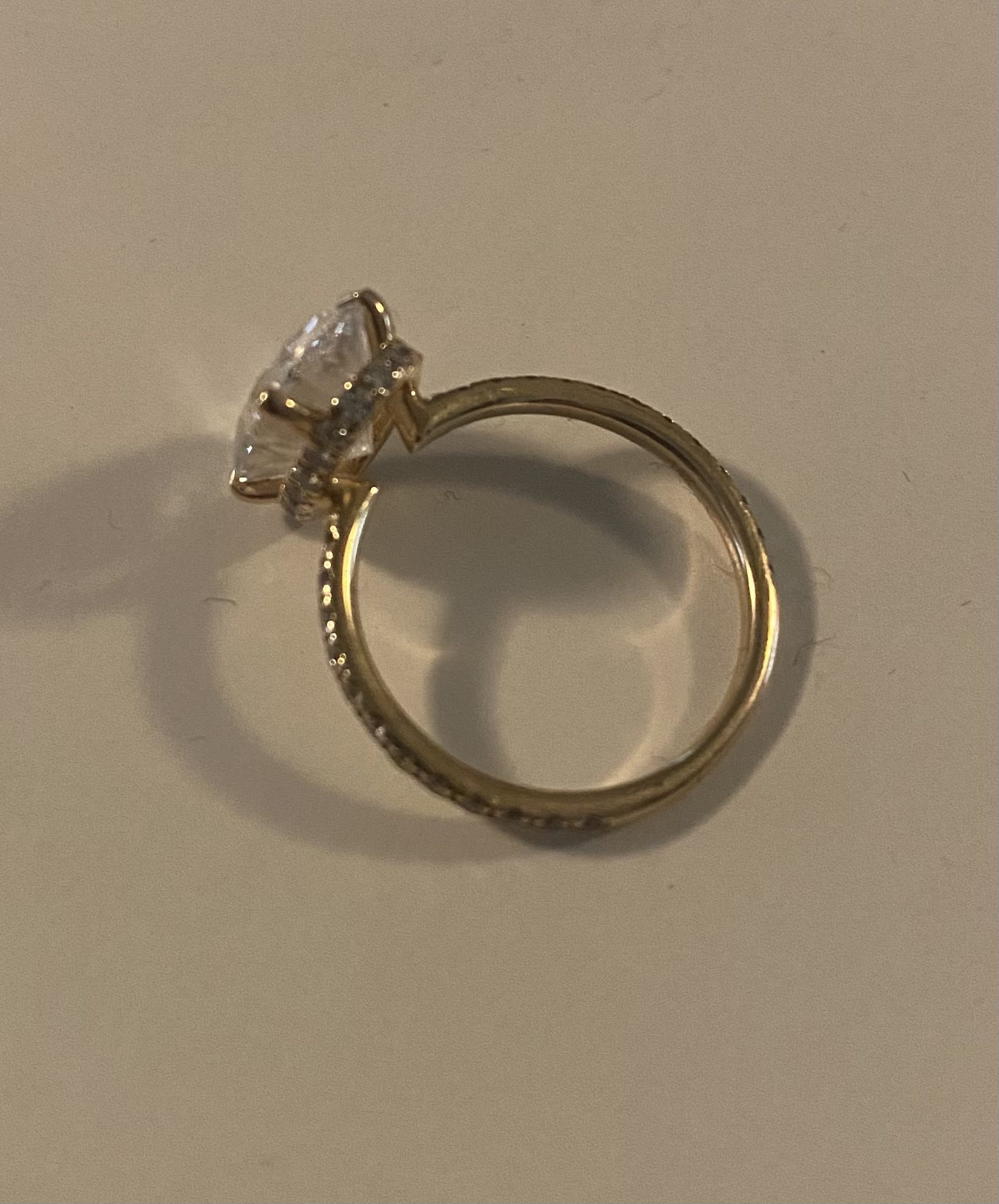 IGI 3.03 Carat D VVS2 Oval Lab Grown Diamond Ring - Image 2