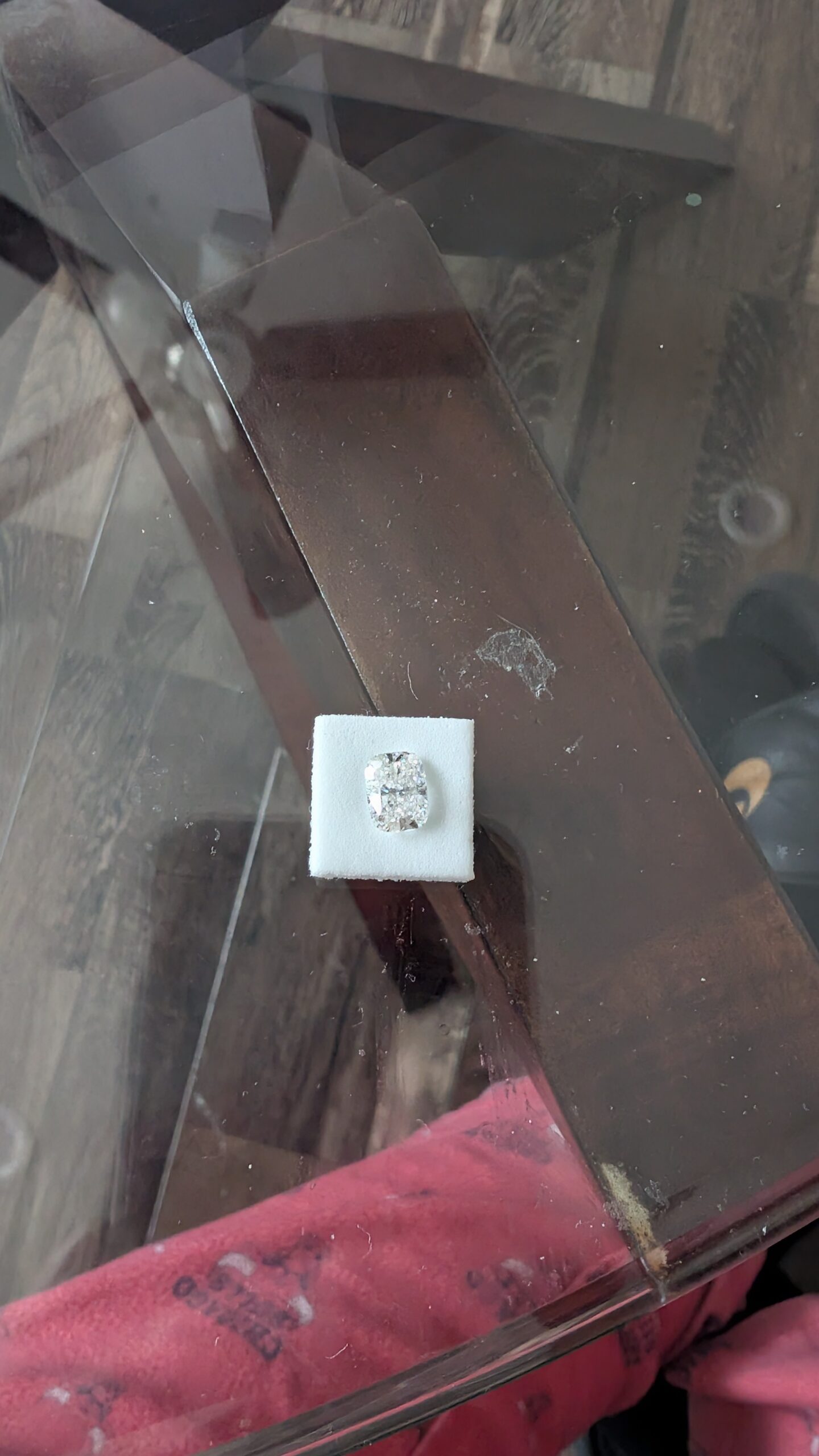 IGI 1.85 Carat E VVS1 Cushion Lab Grown Diamond Loose Diamond