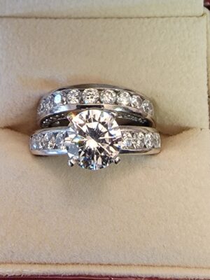 IGI 4.05 Carat D IF Round Lab Grown Diamond Ring