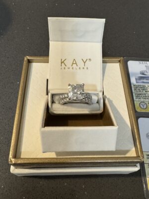 IGI 4.125 Carat F VVS2 Cushion Lab Grown Diamond Ring