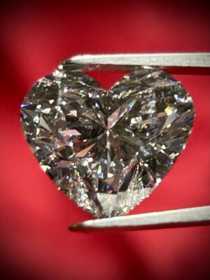 IGI 6.14 Carat E VS2 Heart Lab Grown Diamond Loose Diamond