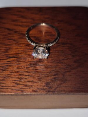 Not Sure/Unknown 2.53 Carat J VS1 Round Lab Grown Diamond Ring