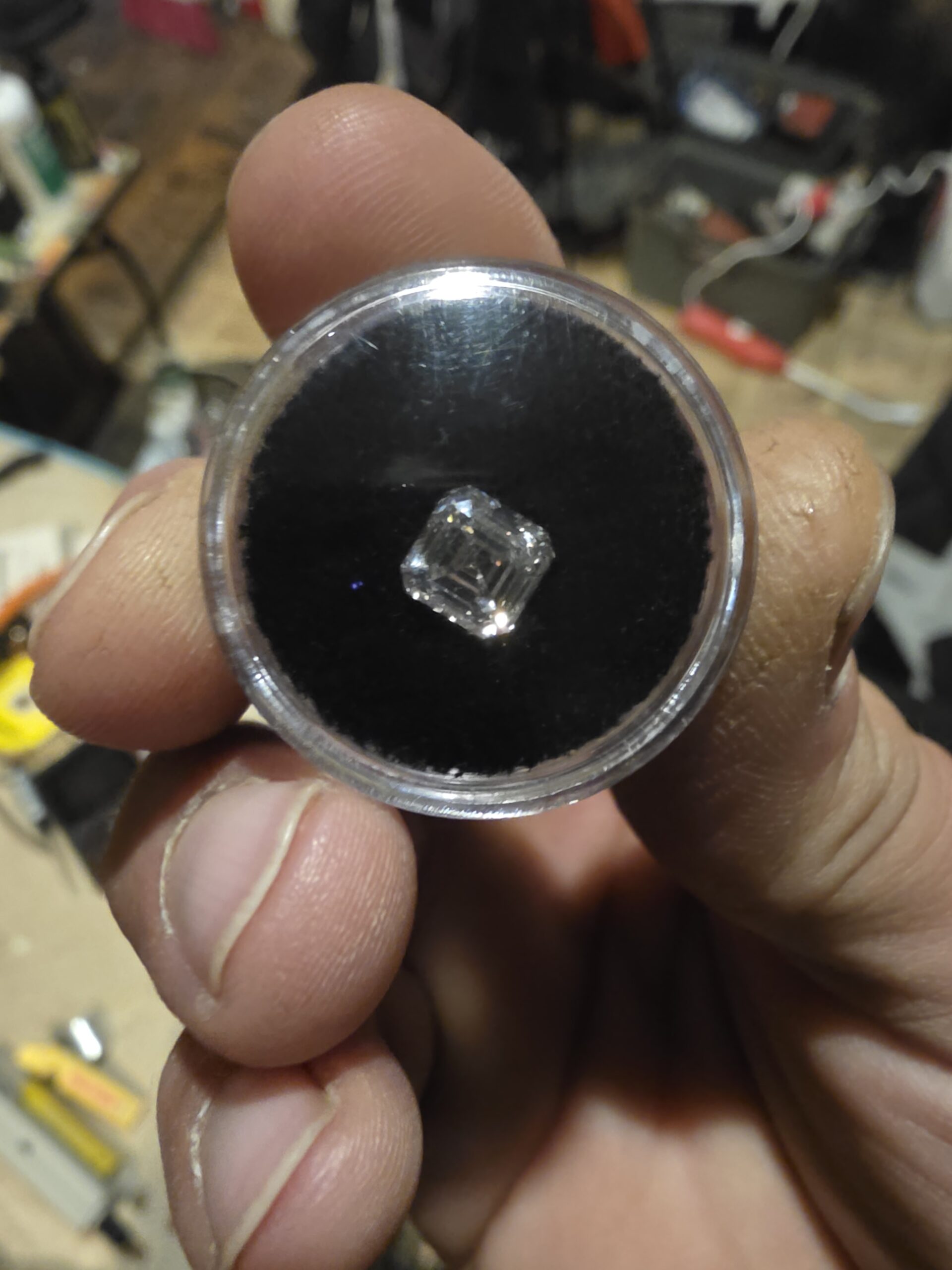 IGI 2.1 Carat G VVS2 Asscher Lab Grown Diamond Loose Diamond - Image 2