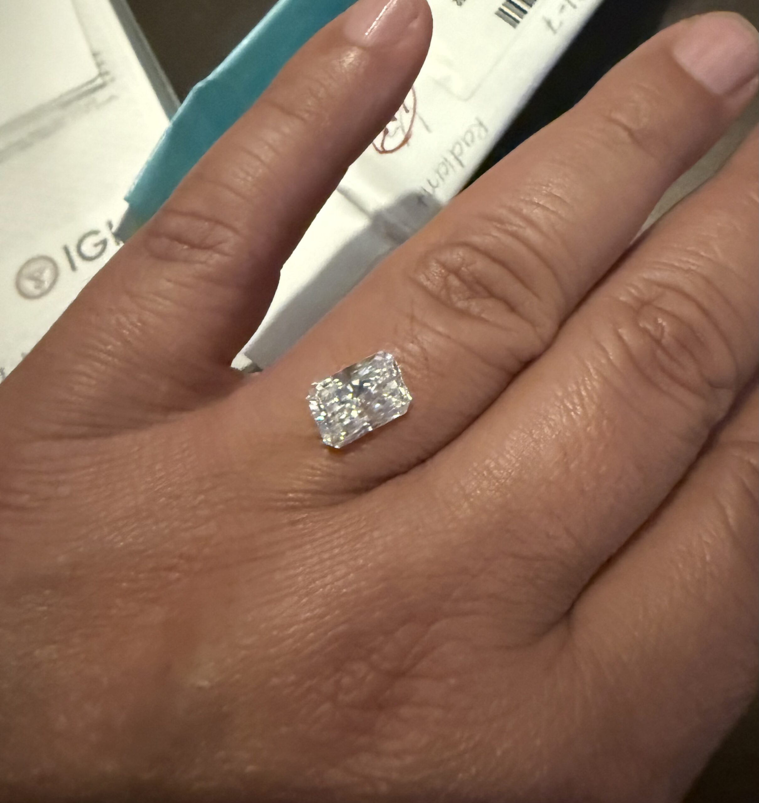 IGI 3.52 Carat F VS1 Radiant Lab Grown Loose Diamond - Biggest diamond discounts this season (e.g., affordable lab-grown loose diamonds with GIA certification)