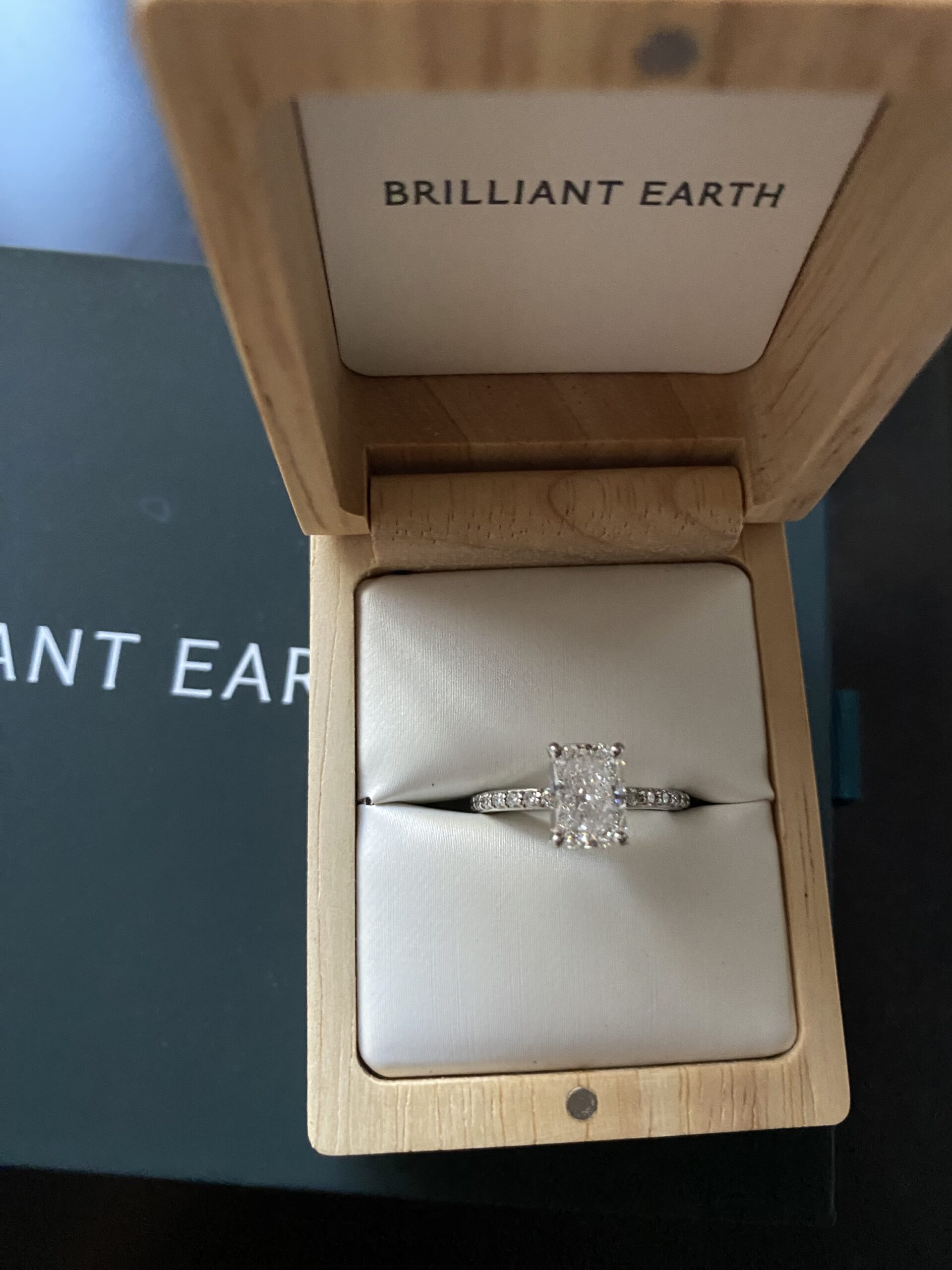 Not Sure/Unknown 2.06 Carat D VVS1 Radiant Lab Grown Diamond Ring - Image 5