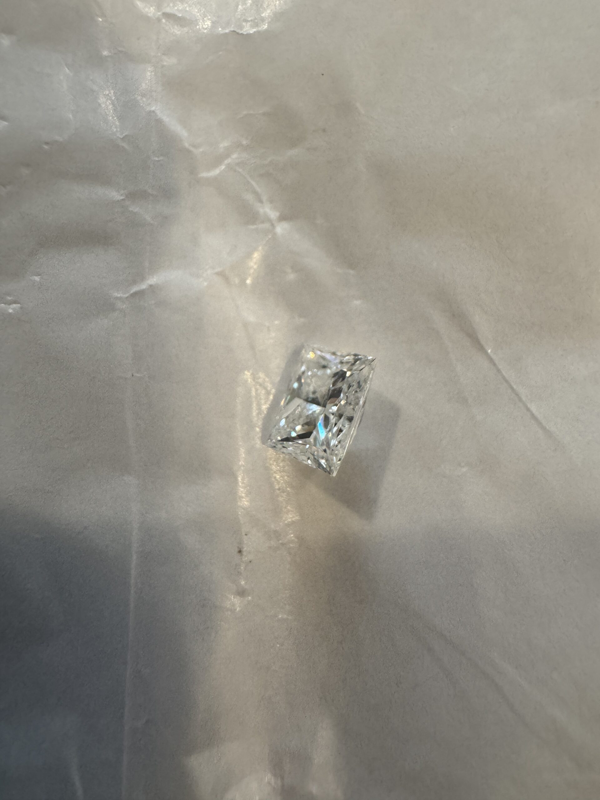 Not Sure/Unknown 1.05 Carat D VVS1 Princess Lab Grown Diamond Loose Diamond - Image 2