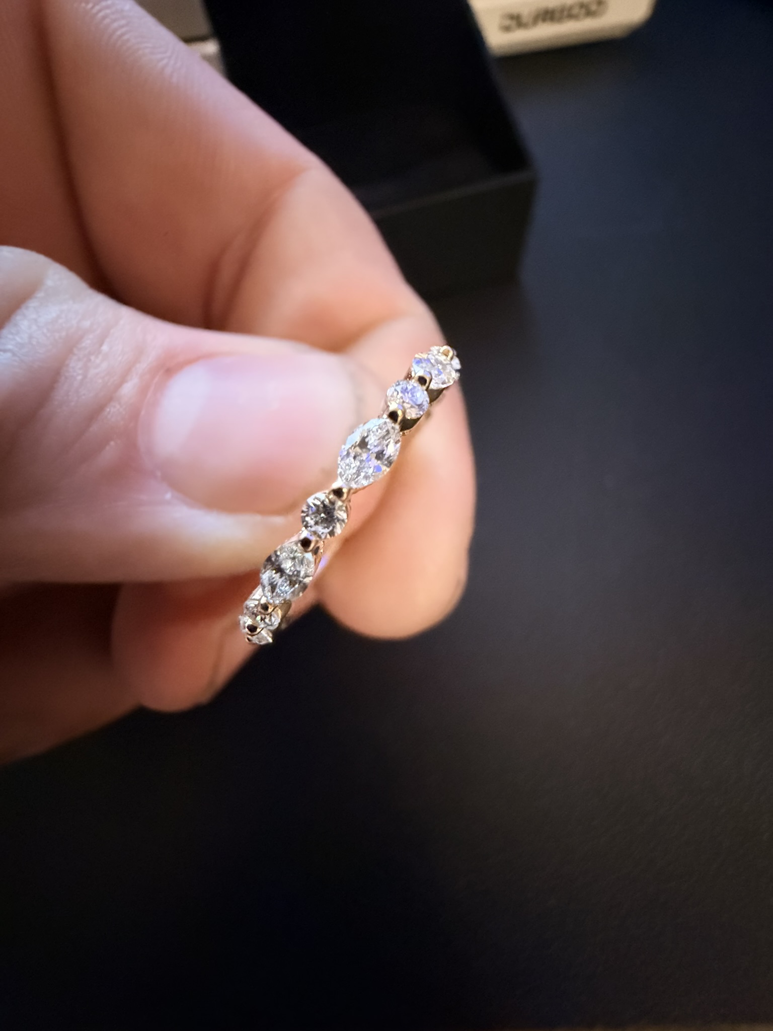 GSI .75 Carat F VS2 Round Lab Grown Diamond Ring