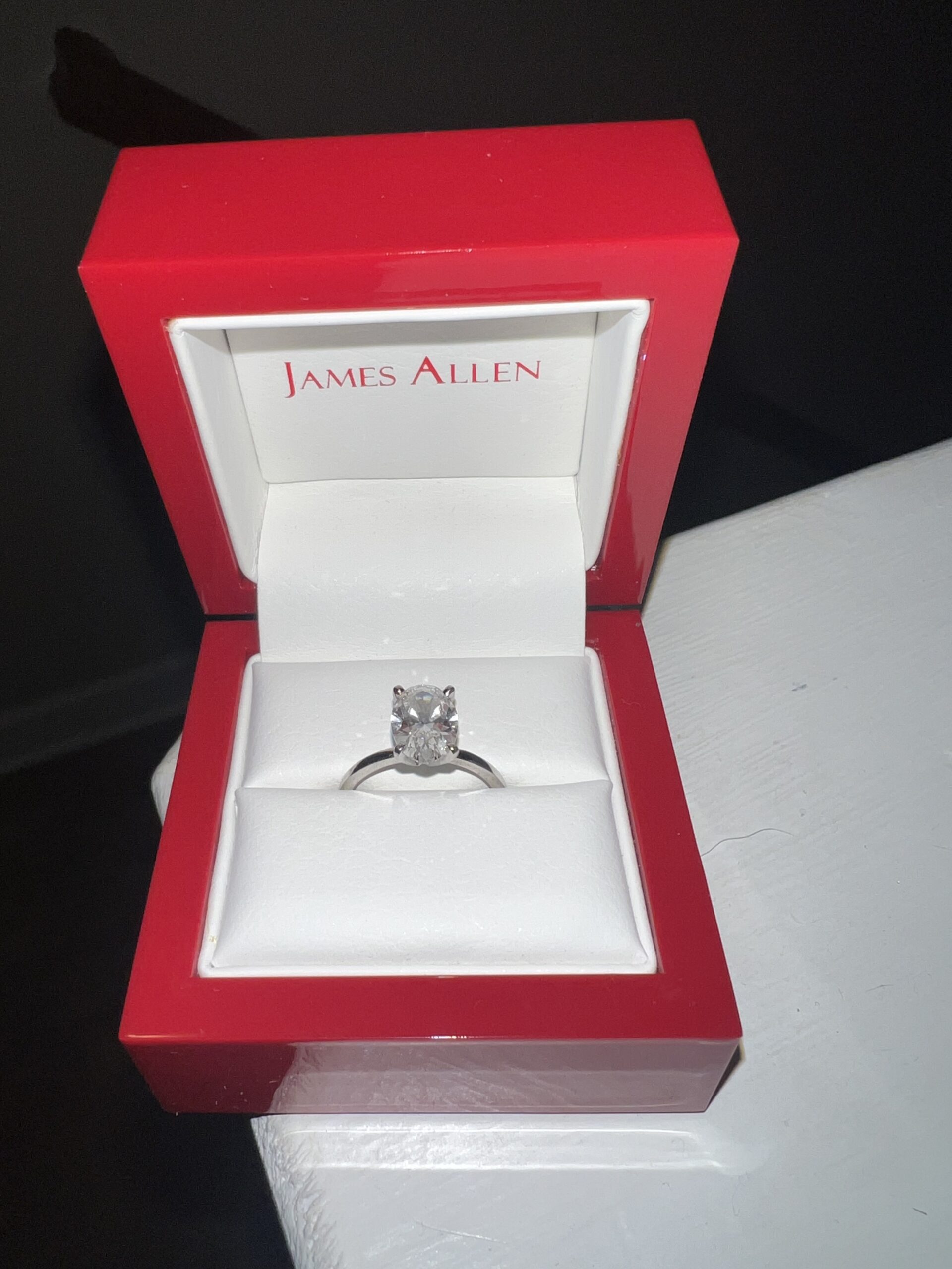 Not Sure/Unknown 2.19 Carat D VVS2 Oval Lab Grown Diamond Ring - Image 4