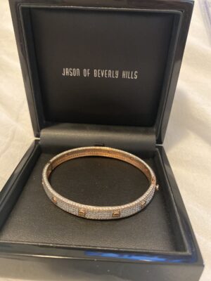 GCAL 7.49 Carat E VVS1 Round Lab Grown Diamond Bracelet